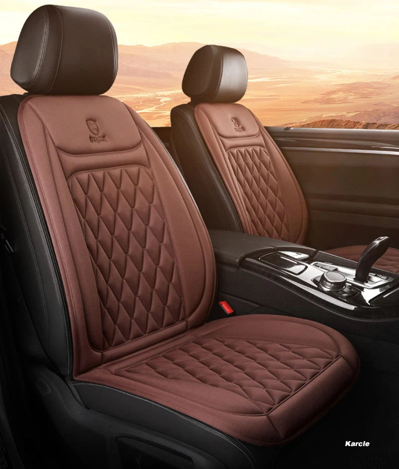 Heated Car Seat Cover | Quick Heat Seat Protector 12-24V