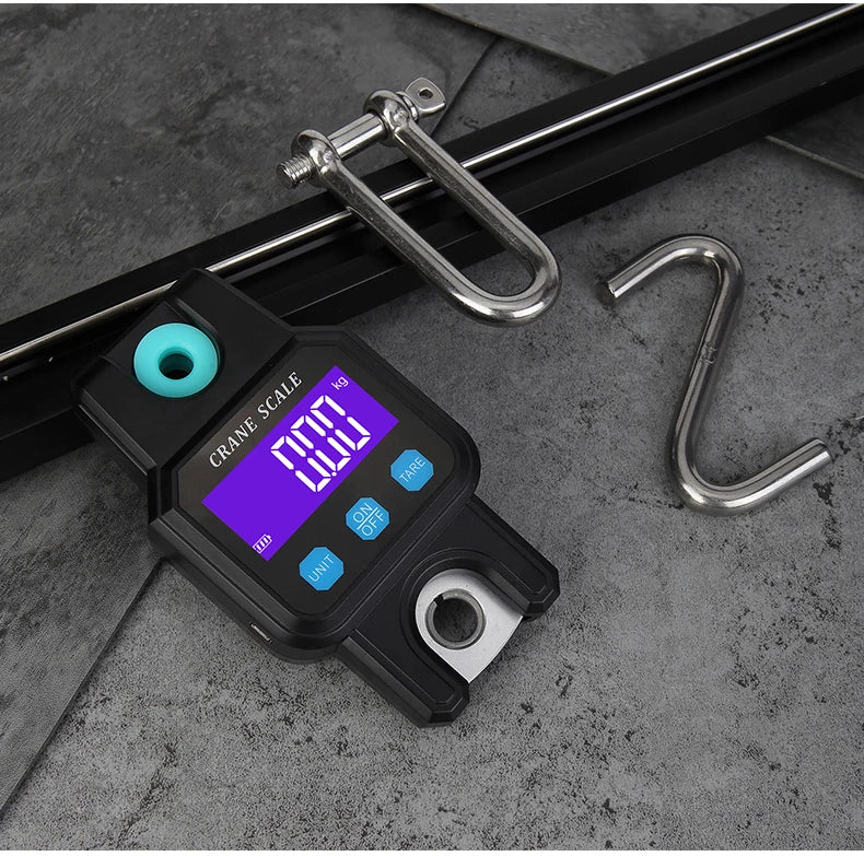 Heavy Duty 300kg Bluetooth Industrial Crane Scale | Digital Hanging Hook Scale