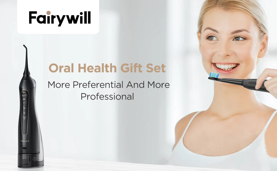 Fairywill Water Flosser for Teeth | 300ML Oral Irrigator