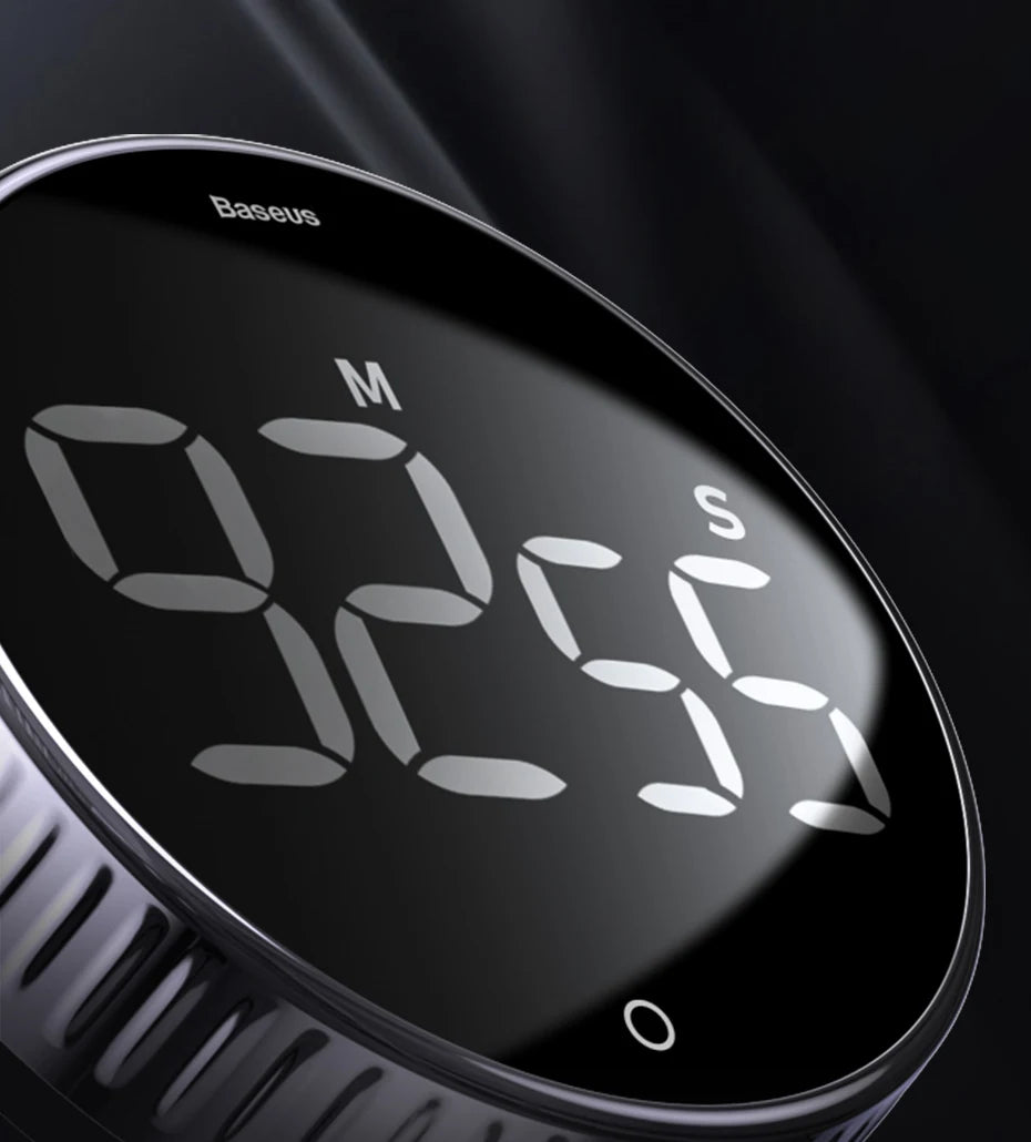 Baseus Magnetic Digital Kitchen Timer - Countdown Alarm & Stopwatch