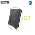 17L Vacuum Compression Bag with Pump - Reusable Travel Storage