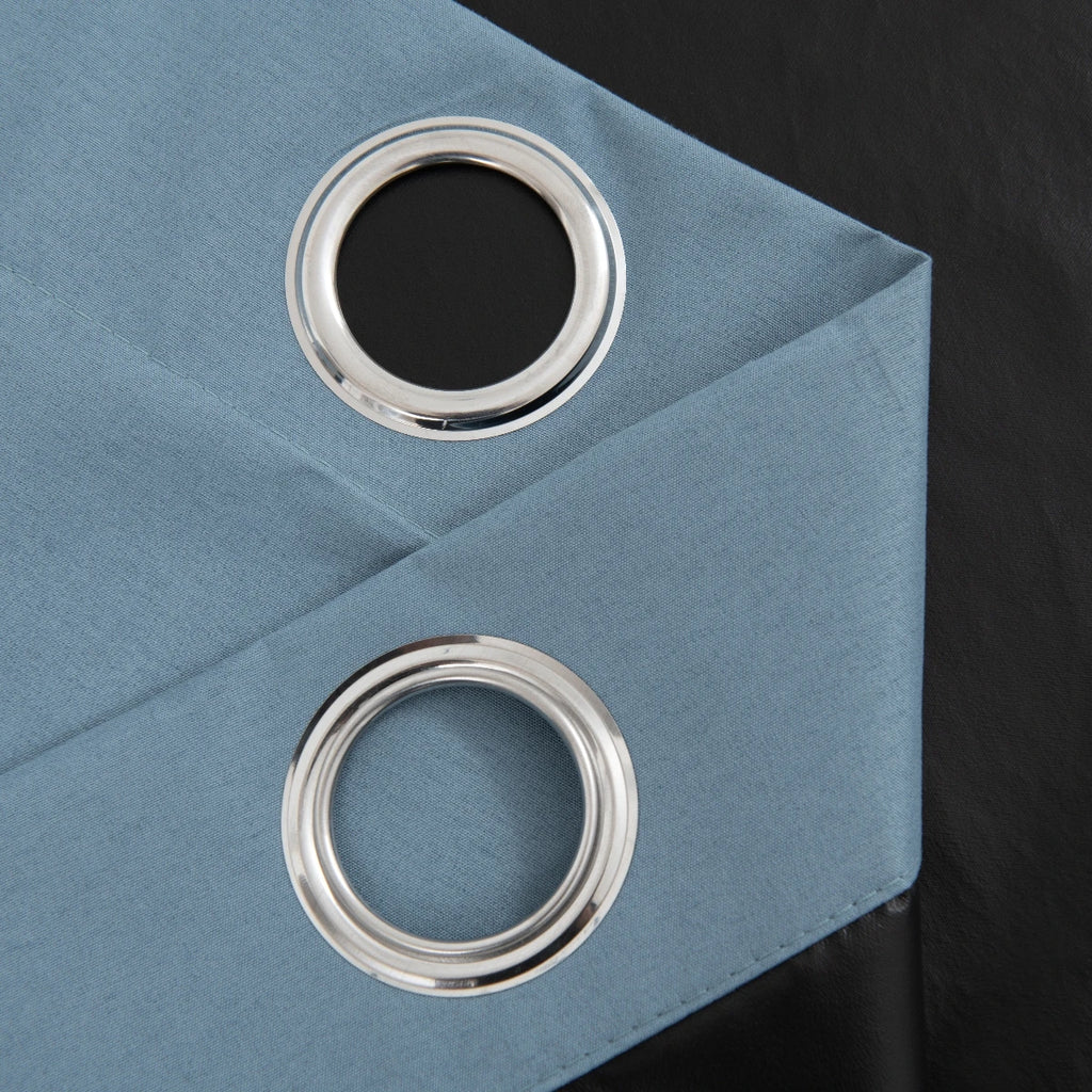 1panel Solid 100% Blackout Curtains with Grommets - Total Privacy Drapes