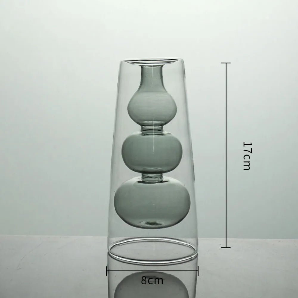 Creative Glass Vases, Hydroponic Planters & Decorative Bottles for Home & Wedding