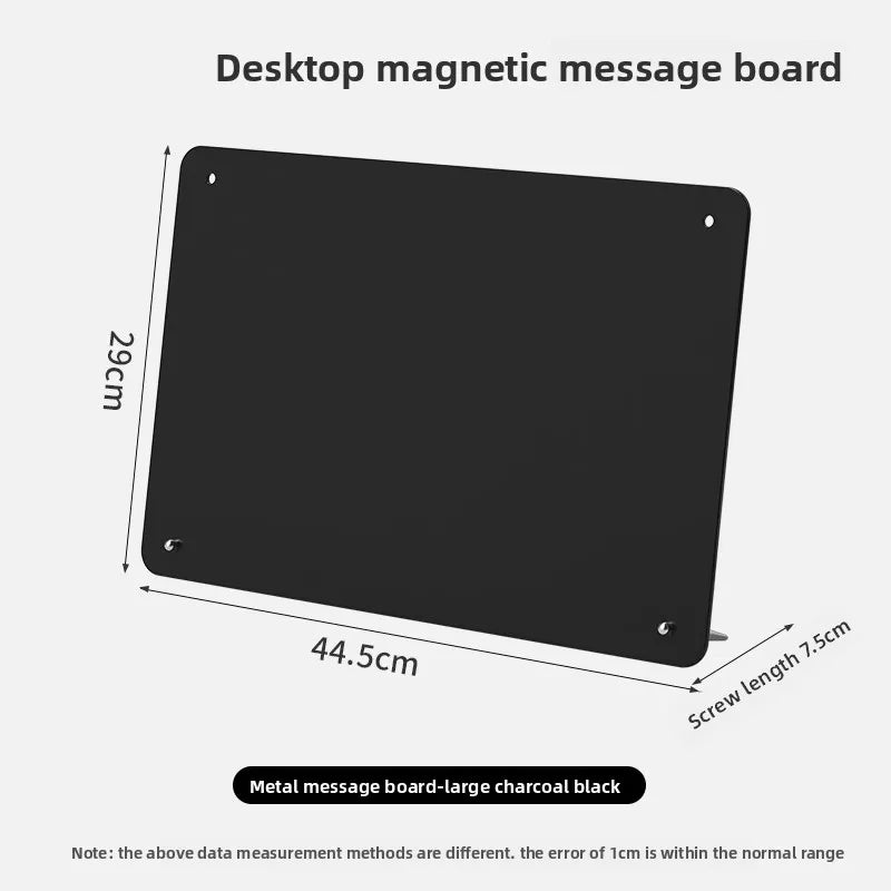 Desktop Magnetic Whiteboard & Blackboard for Cafe & Office Display