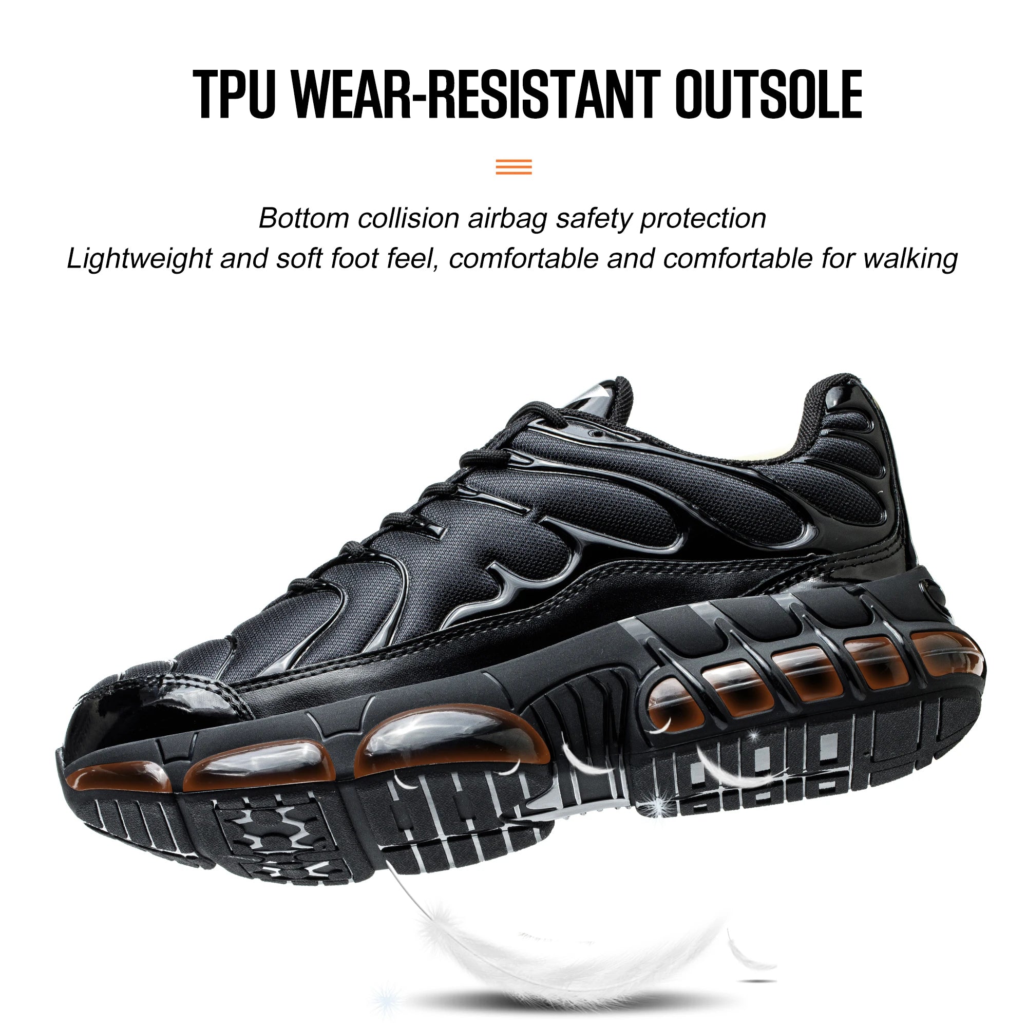 Vabena Elite Steel Toe Sneakers | Wear-Resistant Safety Shoes