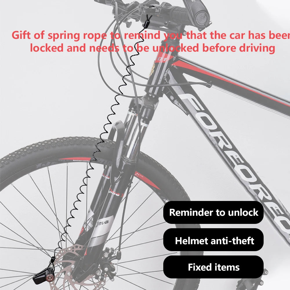 Motorcycle Alarm Disc Lock - 110dB Anti-Theft Security Padlock