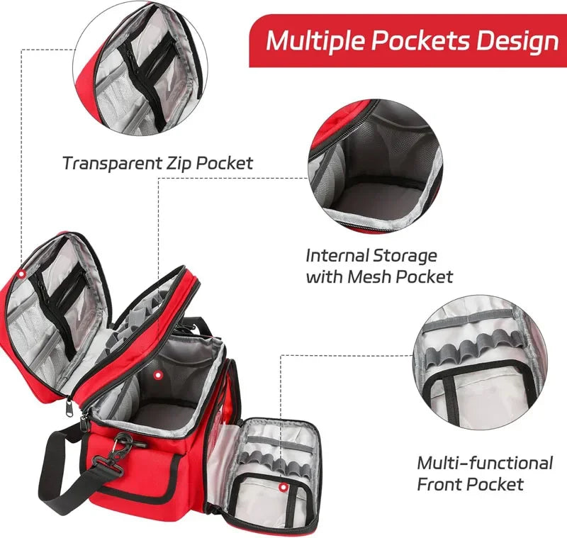 Outdoor Emergency First Aid Bag - Waterproof & Reflective