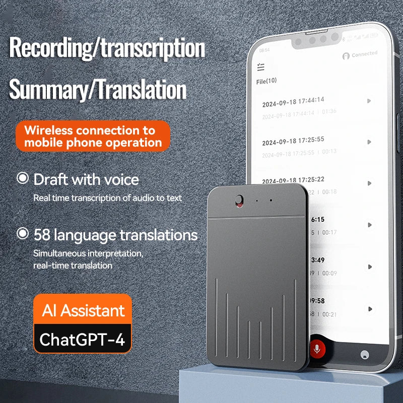 AI ChatGPT-4 Call Recorder & Translator - Transcribe & Summarize | Espia