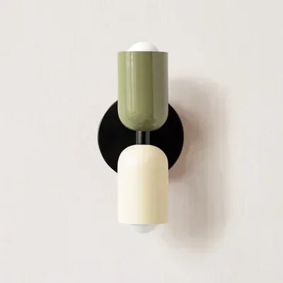 Colorful Nordic Macaron Wall Lamp for Bedside, Living Room & Kids' Decor