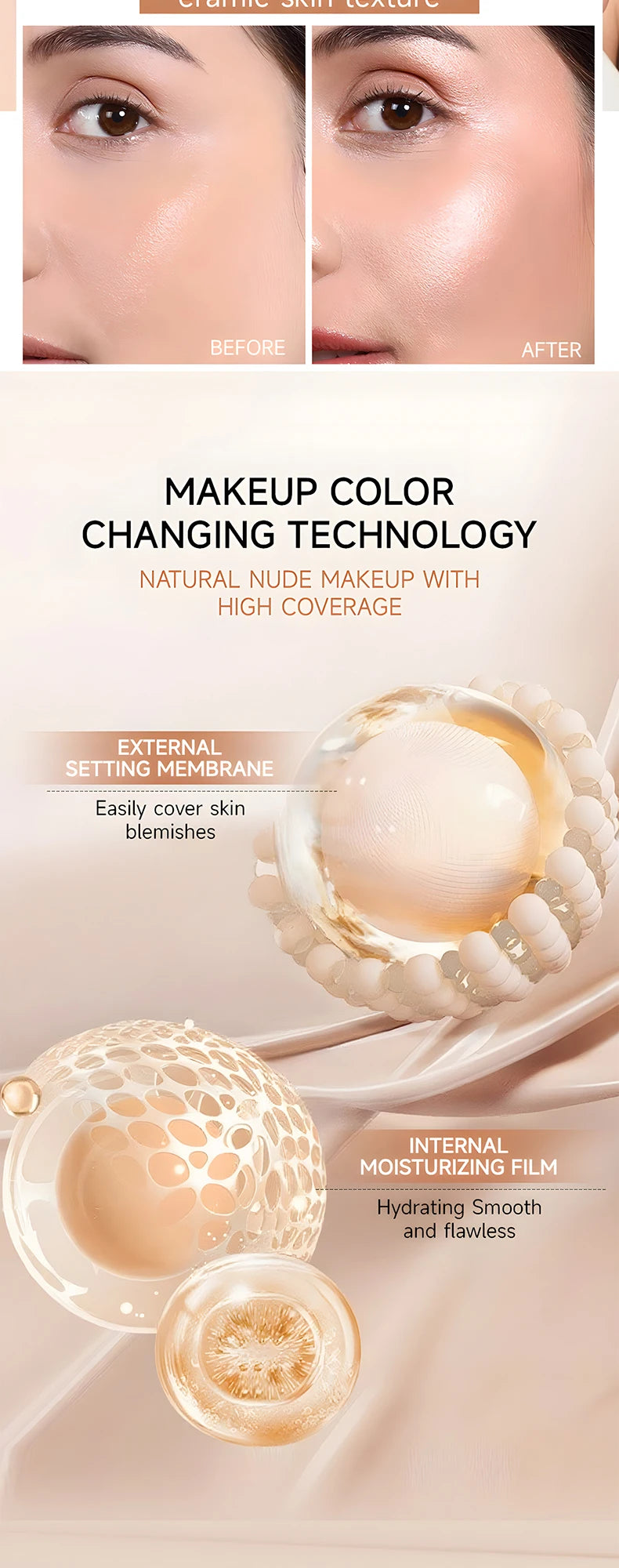O'CHEAL Dynamic Foundation Stick: Perfect Match, Matte Finish, Blemish Coverage