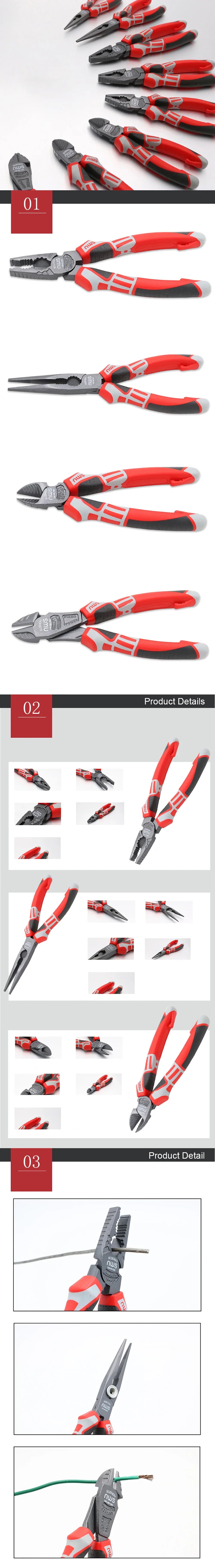 Cr-V Steel Wire Cutter Pliers - 6-8 Inch, Sharp, Professional & DIY Hand Tool