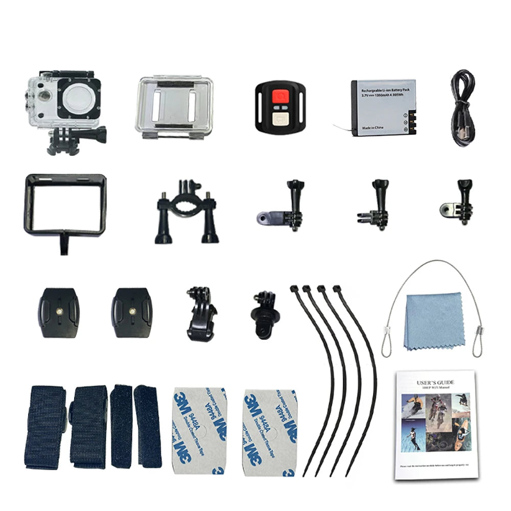 Sony IMX576 5K 4K 60FPS Waterproof 48MP Wi-Fi Action Camera for Adventure