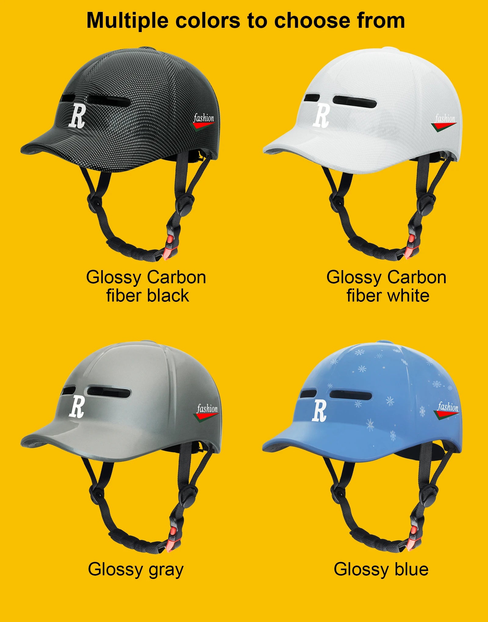 GUDOOK Baseball Cap Bike Helmet - Adult Adjustable Cycling Safety for MTB & Road