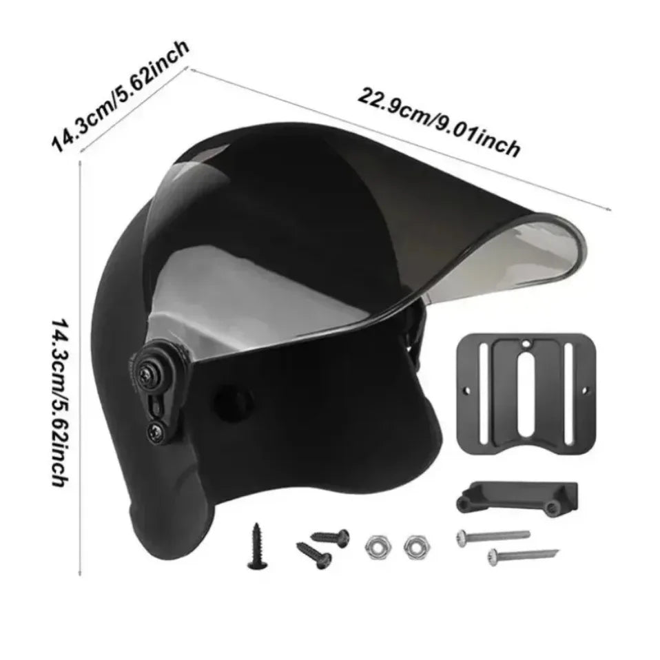 Motorcycle Phone Mount - Waterproof with Sunshade & Rain Protection