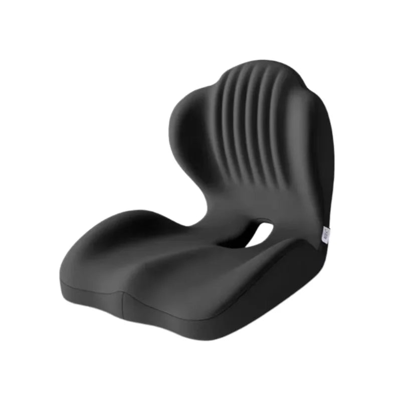 Ergonomic Memory Foam Seat Cushion with Lumbar Support | Office & Car Back Pain Relief