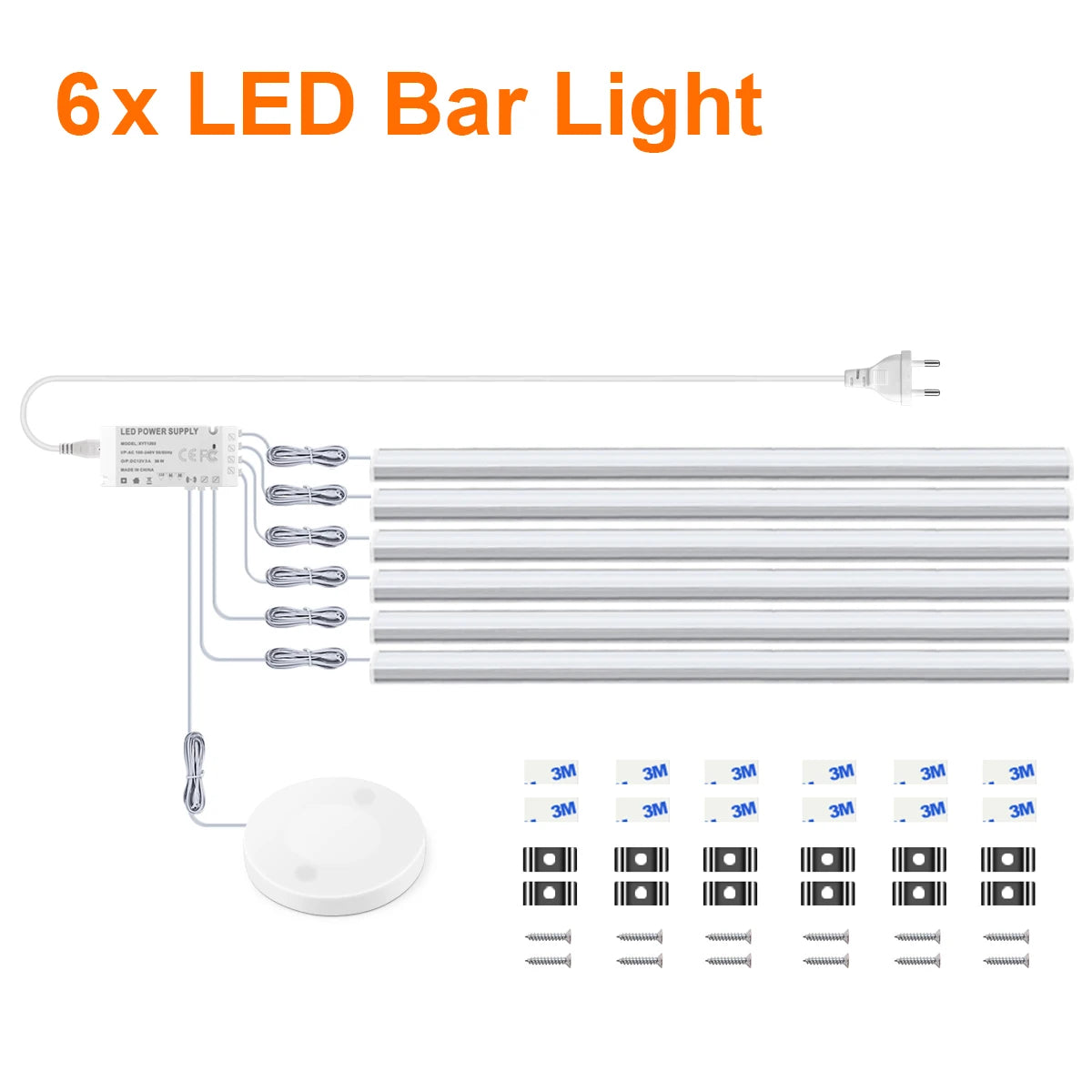 Smart LED Under Cabinet Lighting | Hand Scan Motion Sensor & Dimmer
