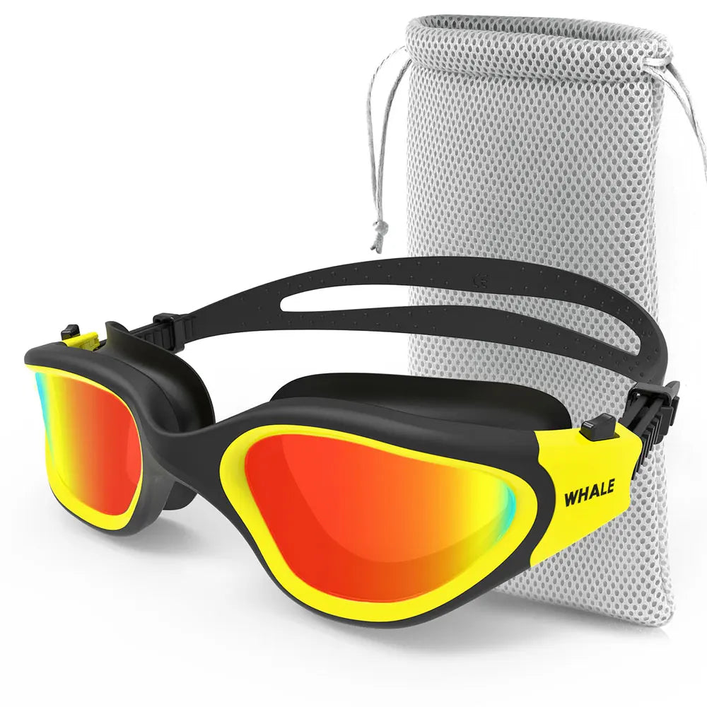 Polarized Swimming Goggles for Adults - Anti-Fog & UV Protection