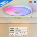 LED Smart RGB Ceiling Lamp with Speaker - App Control & Dimmable
