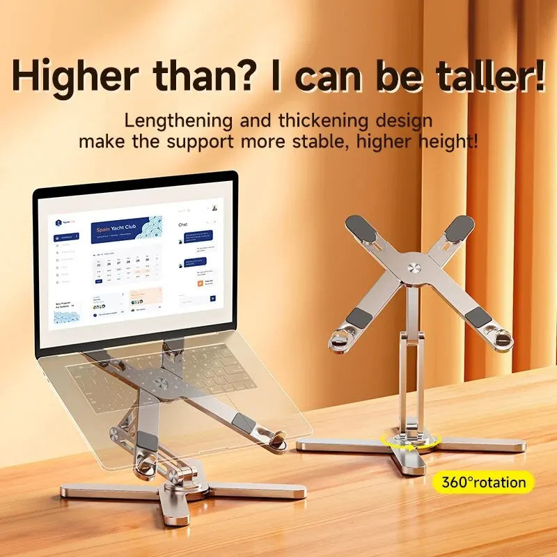 YASOKO Portable Laptop & Tablet Stand - Foldable Aluminum