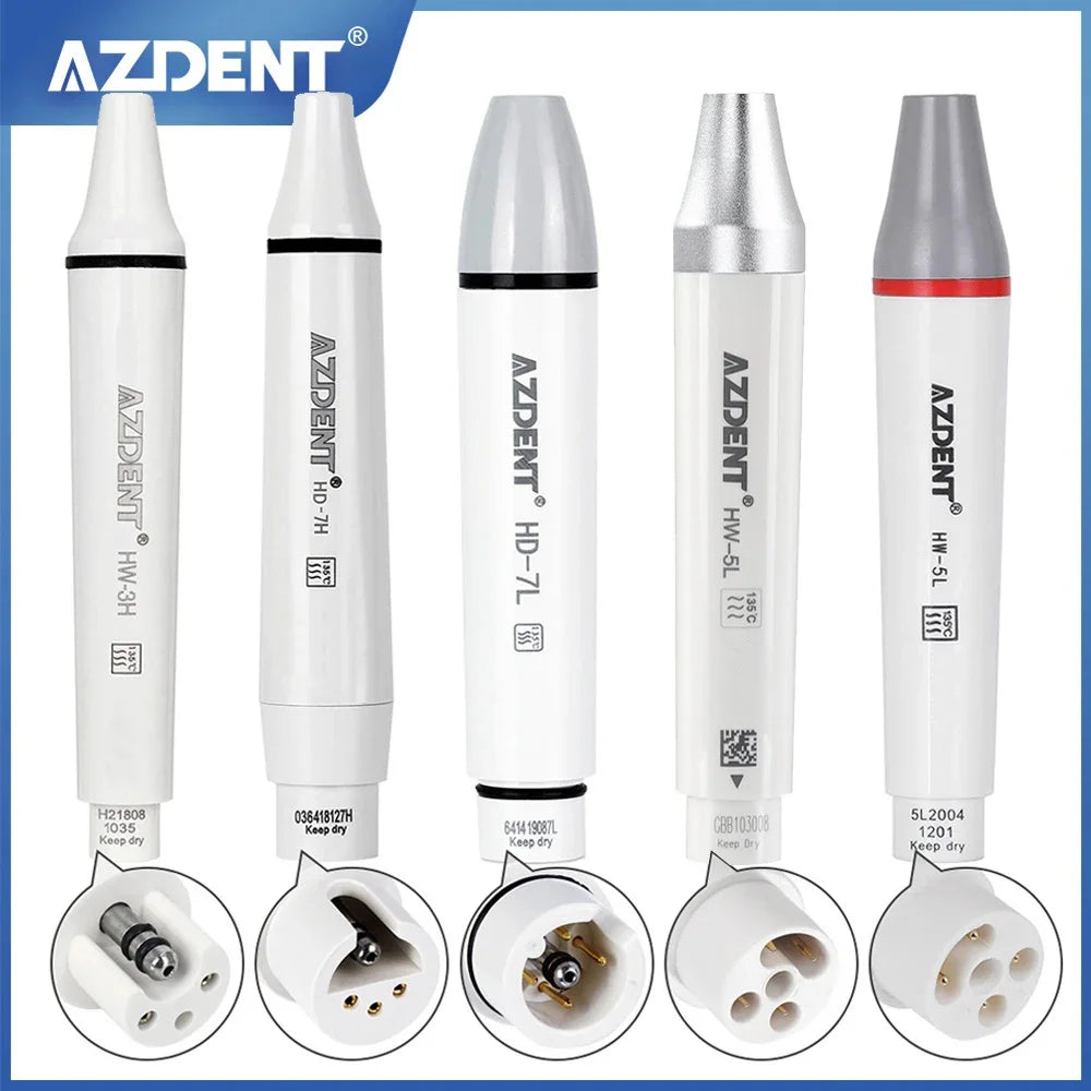 AZDENT Dental Ultrasonic Piezo Scaler Handpiece – 135° Sterilizable, Compatible with SATELEC, DTE, WOODPECKER, EMS, VRN