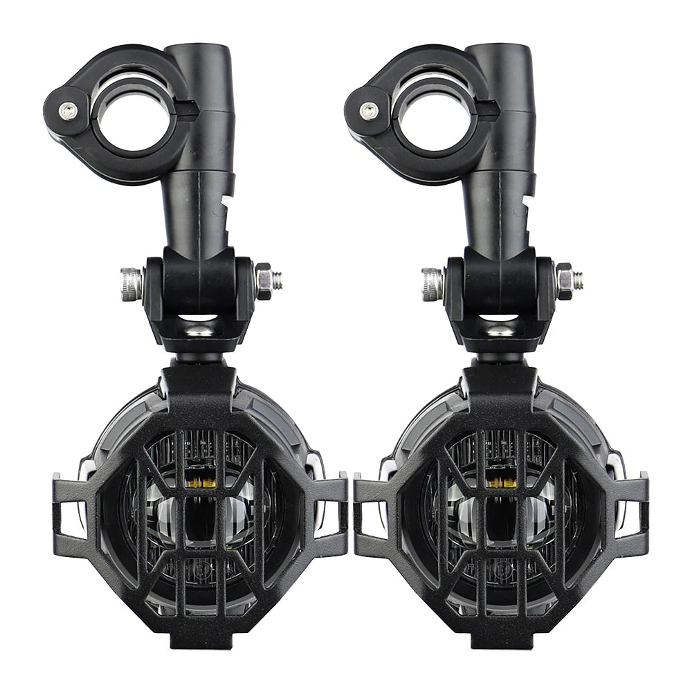 High-Performance Auxiliary LED Fog Lights for BMW R1200GS F800GS K1600 & Universal Motorcycles | 40W 6000K