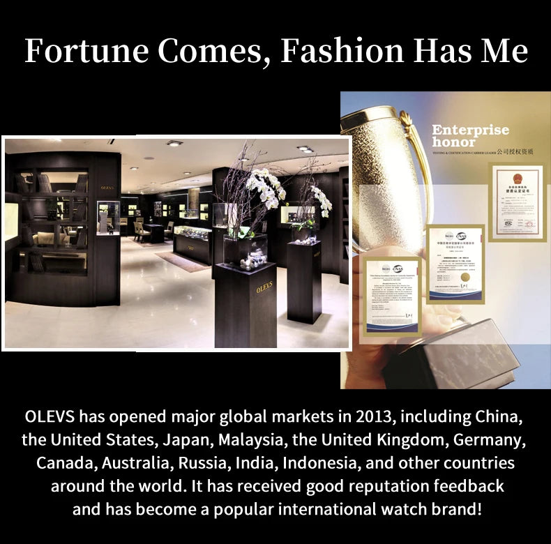 OLEVS Classic Men's Tourbillon Automatic Multi-function High-End Watch