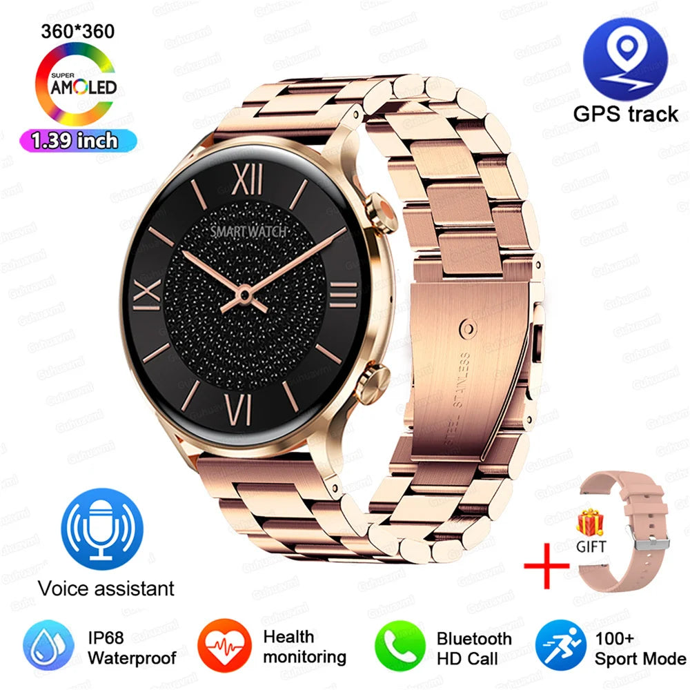 Vabena 2026 Smartwatch for Women & Men | AMOLED, GPS, IP68