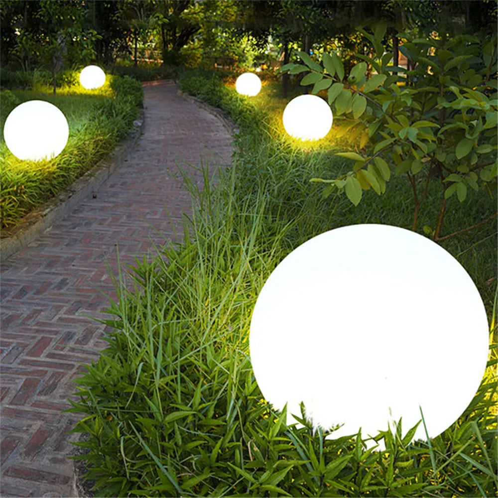 DACHAN Waterproof RGB LED Garden Ball Light - Outdoor Decorative Sphere