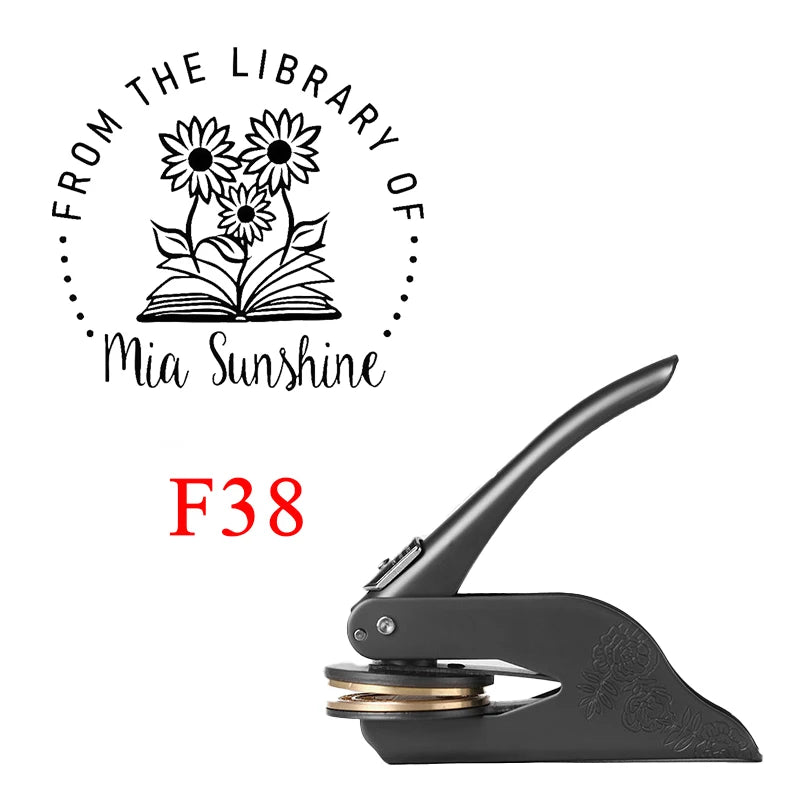 Custom Embosser Stamp for Books, Weddings & Invitations | DIY Seal