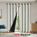 100% Blackout Curtains for Bedroom & Living Room - Full Shading & Sun Protection
