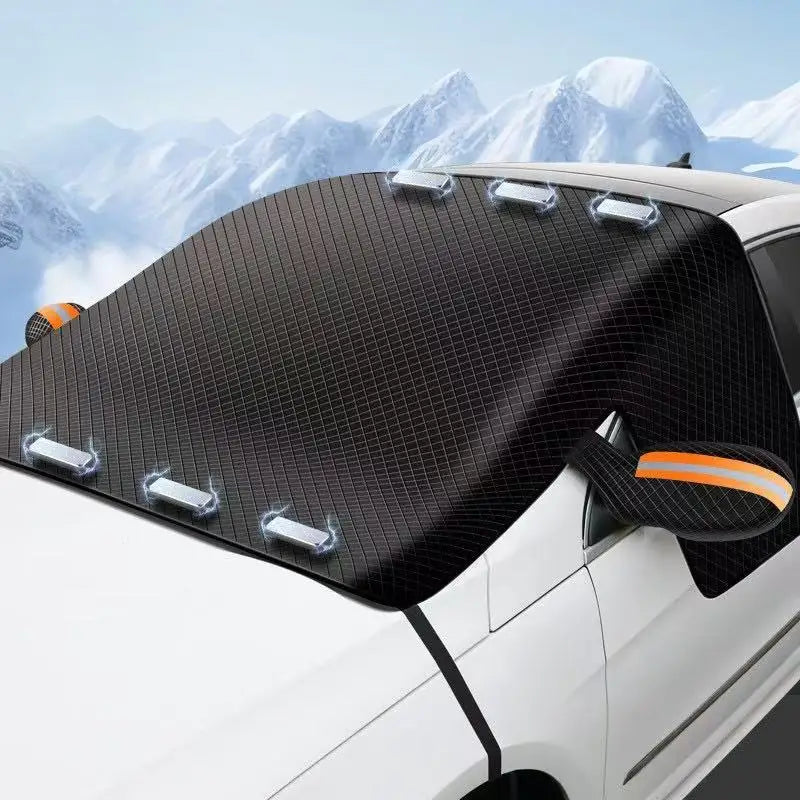 Premium Magnetic Snow & Sun Car Cover - Thickened Oxford Cloth