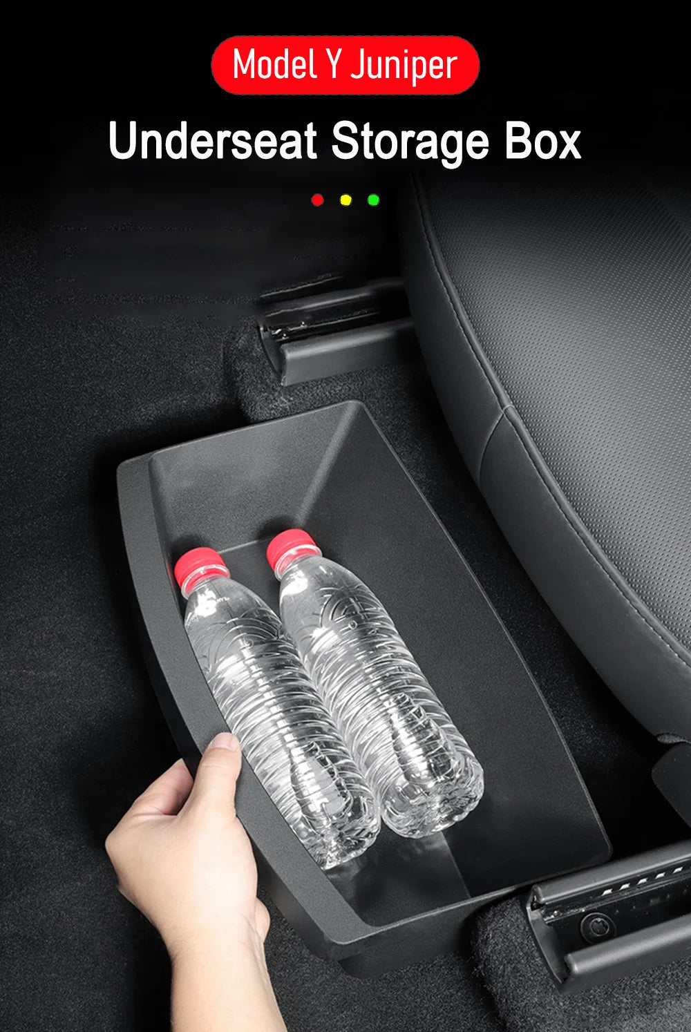 Tesla Model Y Juniper 2025-2026 Under Seat Storage Organizer Tray - Custom Fit