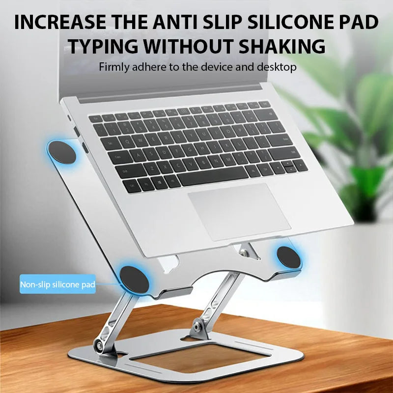 XMSJ Adjustable Carbon Steel Laptop Tablet Stand Ergonomic Design
