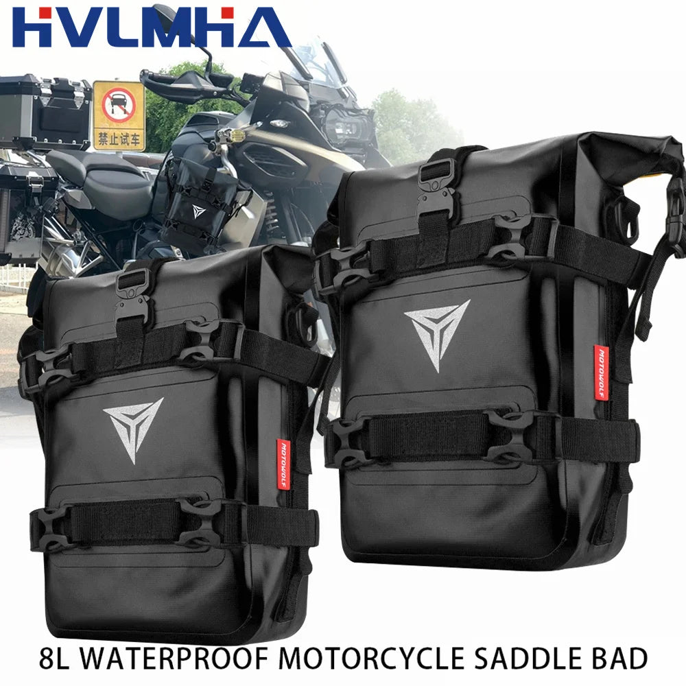 Motorcycle Frame Crash Bar Bag for BMW R1250GS R1200GS ADV Honda NC750X CB500X - Waterproof Tool Storage