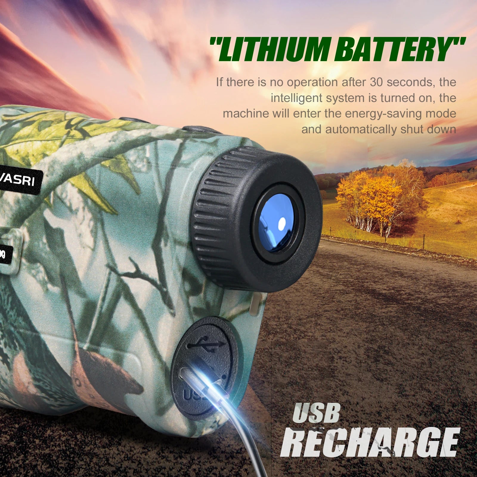REVASRI Laser Hunting Rangefinder 1000M: Ultimate Precision Optics