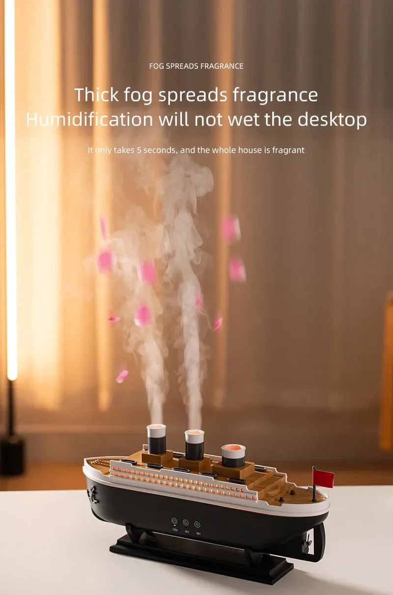 CREAROMA Titanic Humidifier - 250ml Remote Control Air Diffuser