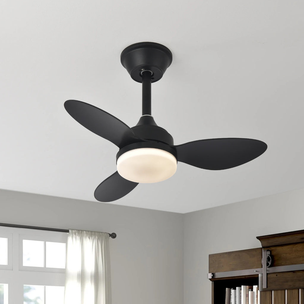 Low Profile Ceiling Fan with Light & Remote | 25"/42"/52" Indoor/Outdoor