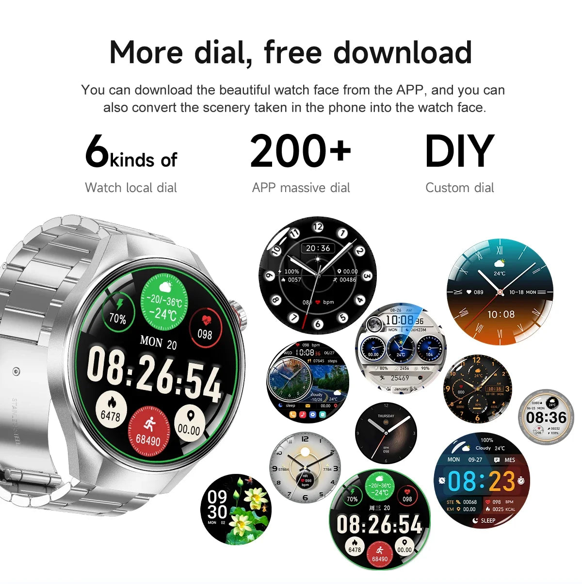 G5 PLUS Smartwatch | 1.75" HD AMOLED, GPS & Fitness Tracker