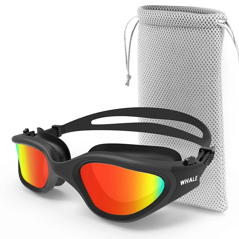 Polarized Swimming Goggles for Adults - Anti-Fog & UV Protection