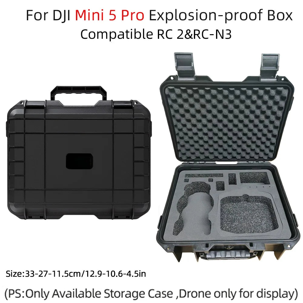 DJI 5 Pro Explosion-Proof Hard-Shell Drone Storage Case