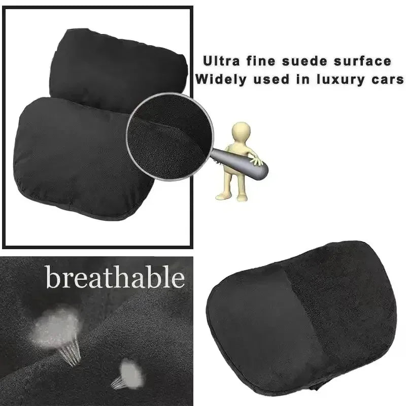 Premium Car Headrest Neck Support Pillow - Maybach S-Class Design, Universal Fit