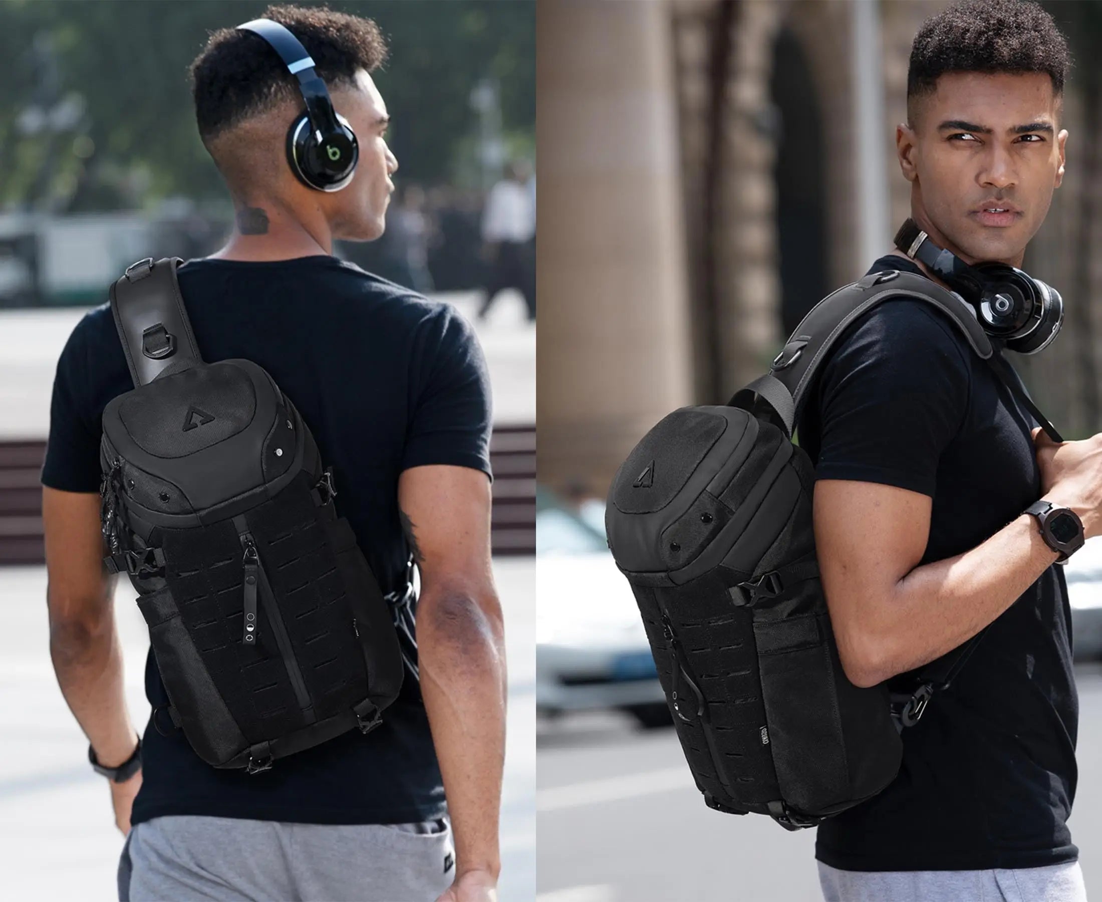 Anti-Theft Sling Bag | USB Charging Waterproof Crossbody Backpack