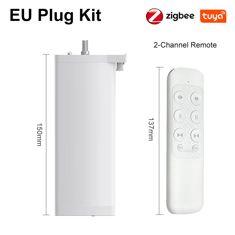 Silent Tuya Smart Curtain Motor | Automated Window Blinds