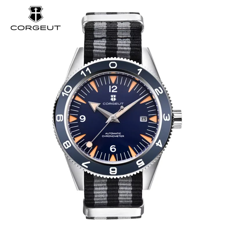 Men's Automatic Watch - Sapphire Glass, 100m Water Resistant