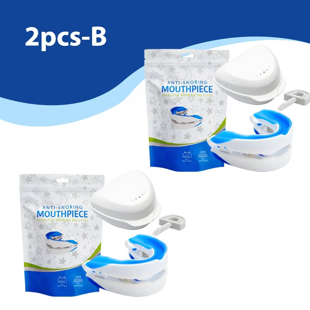 Silicone Anti-Snore Mouthpiece - Bruxism & Apnea Relief