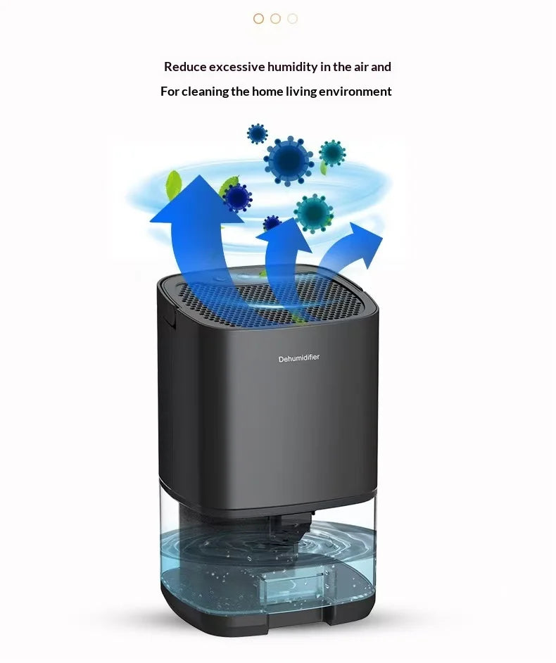Homefish Portable Mute Dehumidifier | Moisture Absorber & Air Dryer for Home, Office