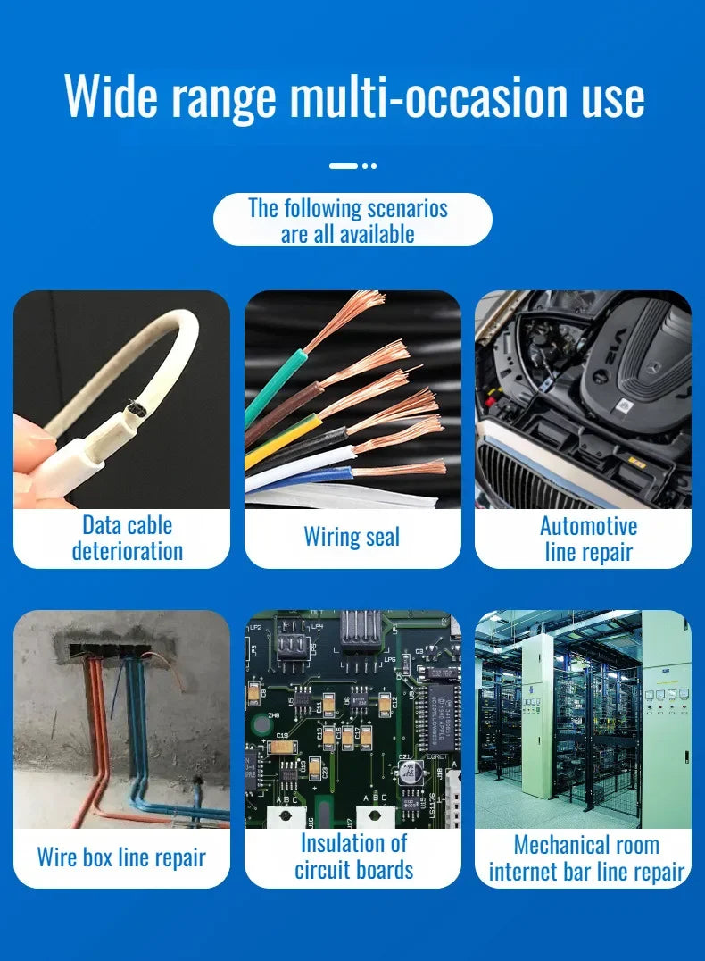 Waterproof High-Temp Electrical & Data Cable Sealant Tape