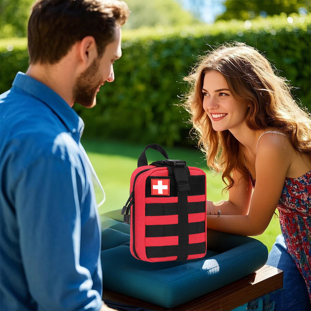 379-Piece First Aid Kit | Portable Emergency Survival Bag for Home & Outdoor