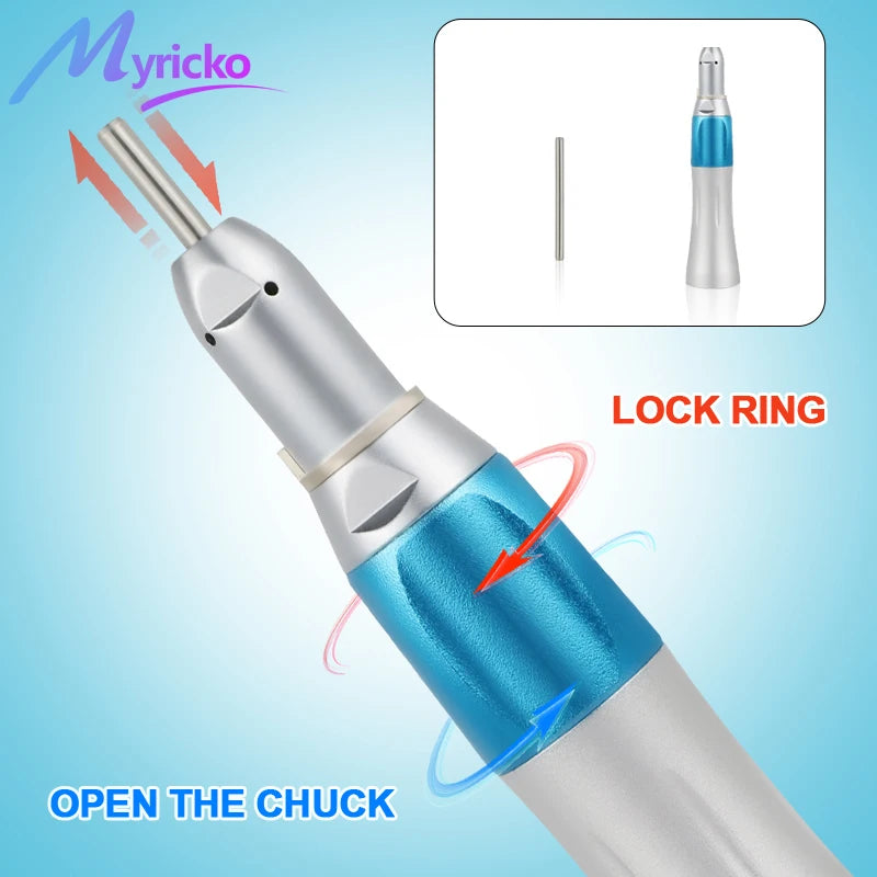 Dental Low Speed Handpiece Kit | Straight & Contra Angle Air Motor Set