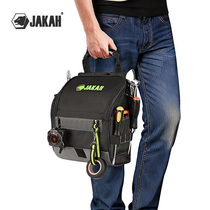 JAKAH Professional Electricians Tool Pouch | 21 Pockets, Ergonomic Handle